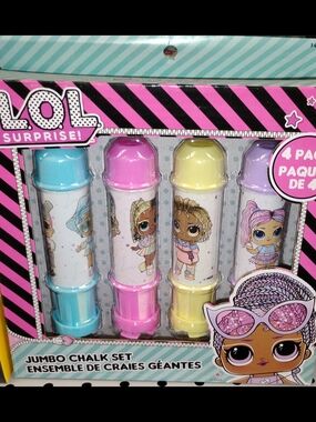 L.O.L. Surprise! Jumbo 4 Piece Chalk Set